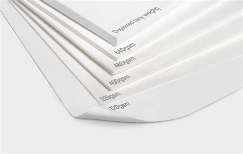 thickness of sheet paper